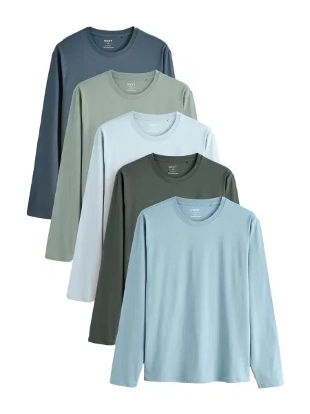 Next Tricou azuriu / pastel / verde petrol / verde pastel albastru
