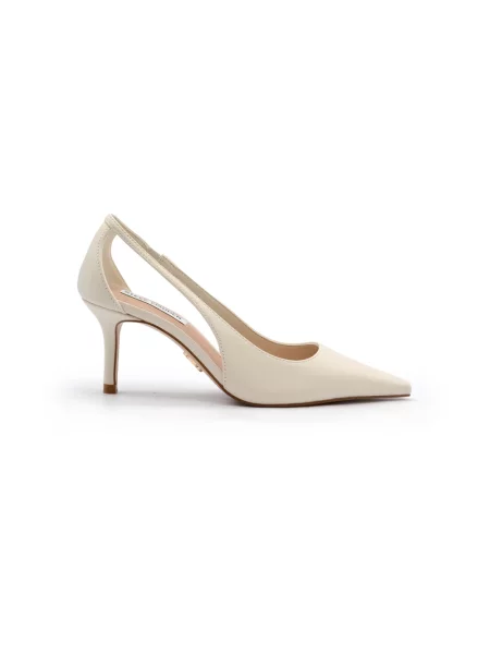 Czółenka Steve Madden skórzana beżowa