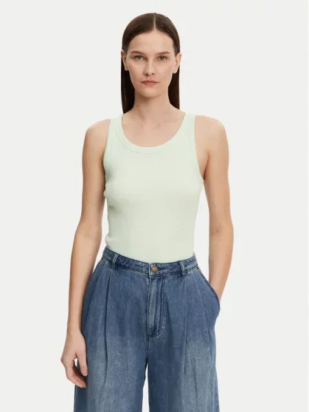 Marc O'Polo Denim Marškinėliai Slim Fit žalia