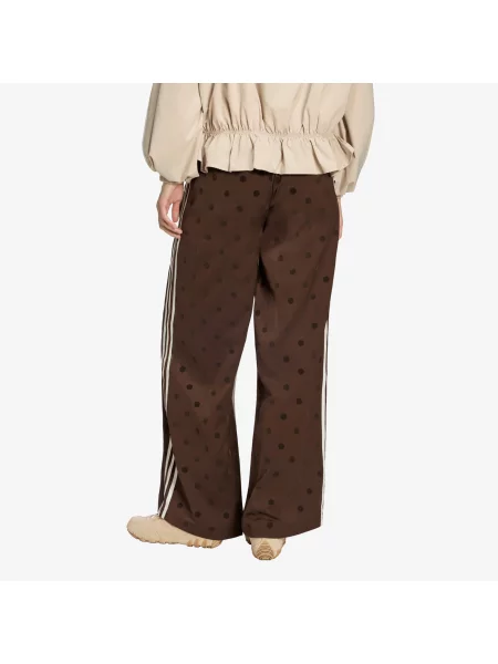 Панталони adidas Satin Polka Dots Wide Leg Pant Auburn XL