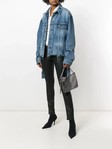 Geantă plic Jimmy Choo negru