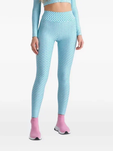 Leggings Tessitura Body Couture albastru