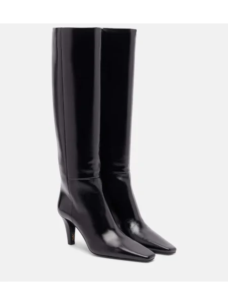 Cizme Saint Laurent din piele negru