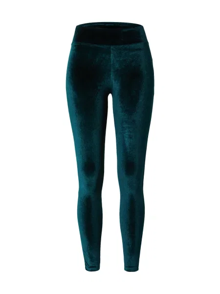 Leggings Urban Classics de catifea albastru