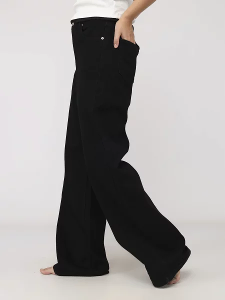 Широкі джинси YUKI чорний