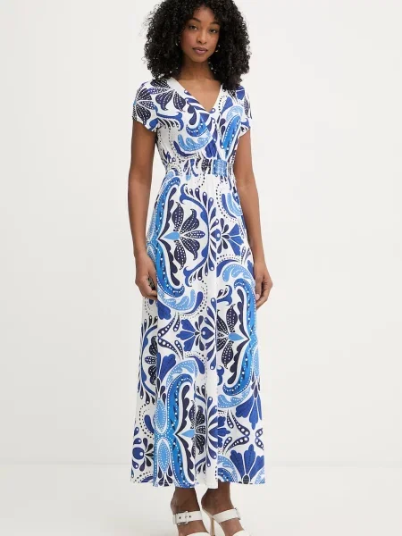Morgan sukienka letnia niebieska