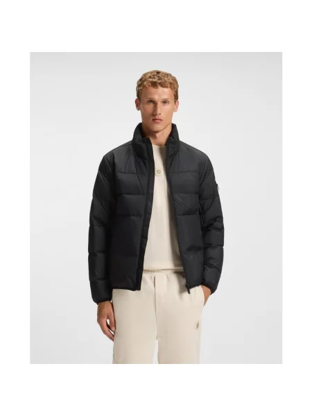Kurtka BOSS Green Urbanex Puffer purystyczny M czarny