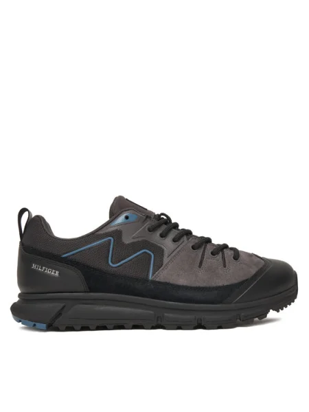 Sneakers Tommy Hilfiger Outdoor Sneaker Tech Suede Wpm gri