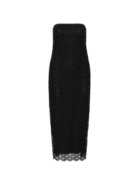 Rochie maxi Rotate Birger Christensen fără bretele negru