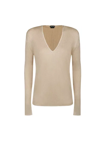 Sweter Tom Ford beżowy