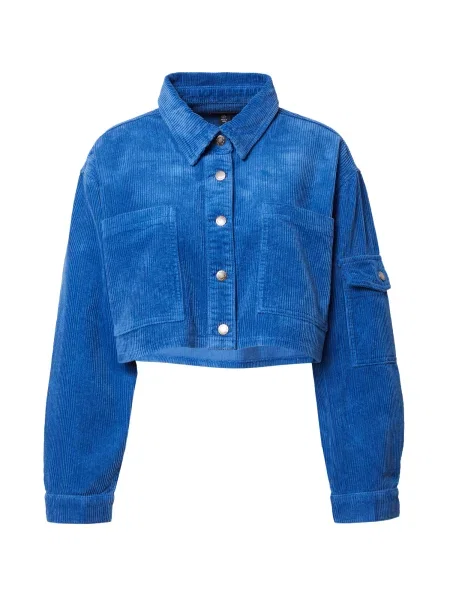 Nasty Gal Přechodná bunda kobaltová modř