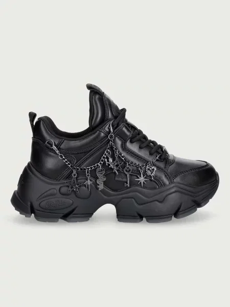 Buffalo Binary Charm sneakers pentru femei negru
