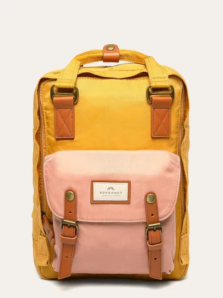 Plecak miejski Doughnut Macaroon 16 l yellow/rose żółty