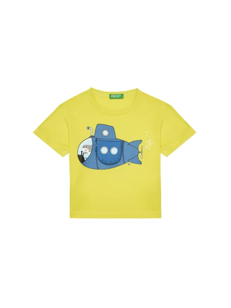 United Colors Of Benetton Футболка Regular Fit жовтий