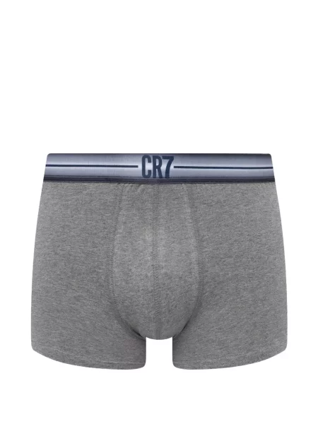 Bokserice Cr7 Cristiano Ronaldo s autogramom siva