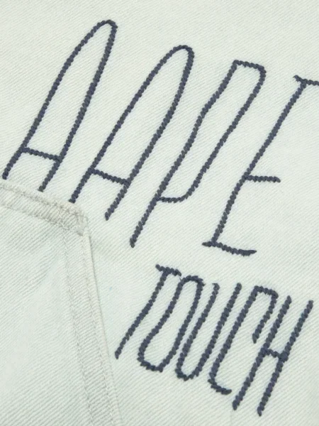 Geacă Aape By A Bathing Ape cu glugă albastru