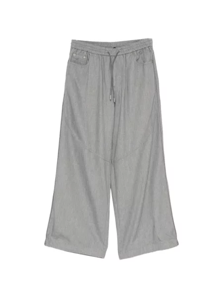Pantaloni Juun.j alergare cu cordon gri