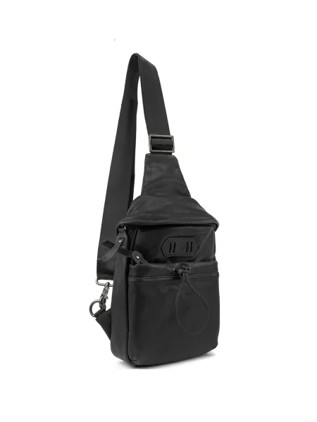Кожаная сумка через плечо Royalbag коричневая