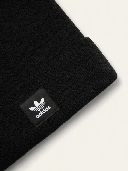 Čepice adidas Originals Adicolor Cuff Beanie černý