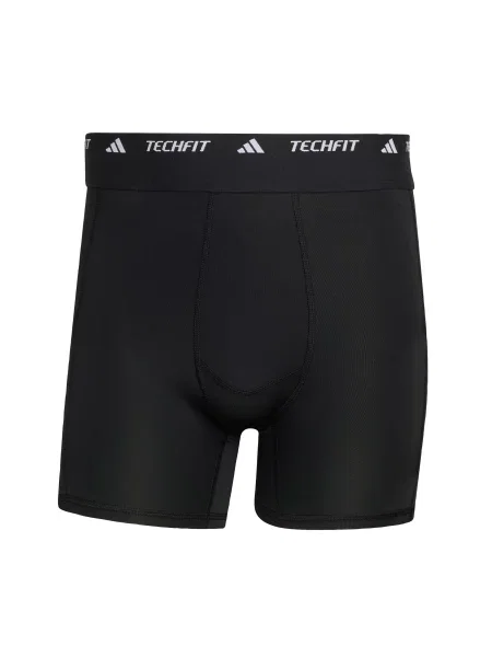 ADIDAS PERFORMANCE Sportske hlače TECHFIT HYBRID SHORT crna bijela