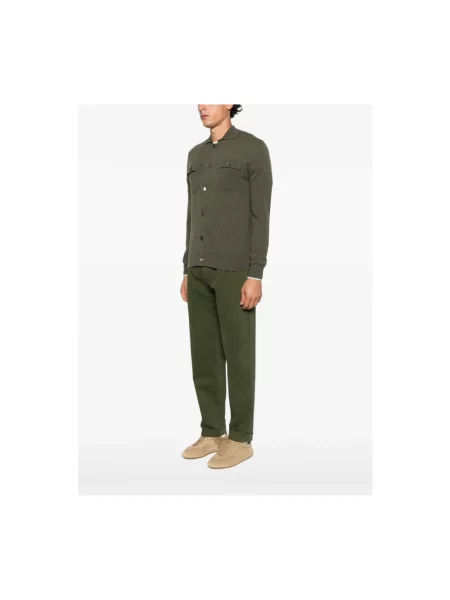 Lniany sweter Alpha Studio zielony