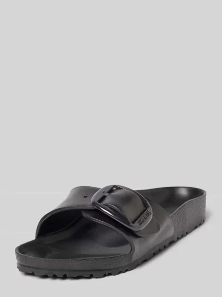 Klapki ze sprzączką model ‘Madrid’ Birkenstock czarne