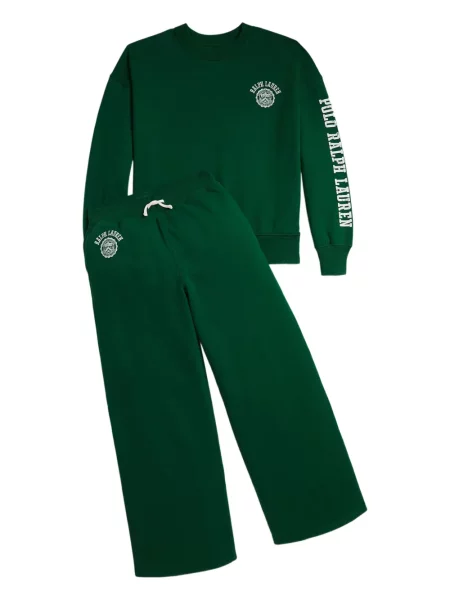 Komplet dresowy dziecięcy Polo Ralph Lauren zielony