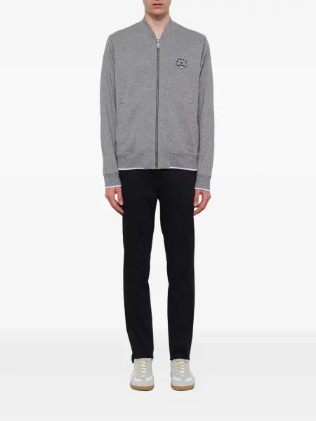 Bomber bunda Kenzo s tygřím vzorem šedá