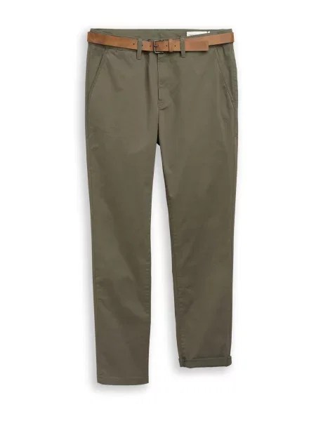 TOM TAILOR DENIM Pantaloni eleganți oliv