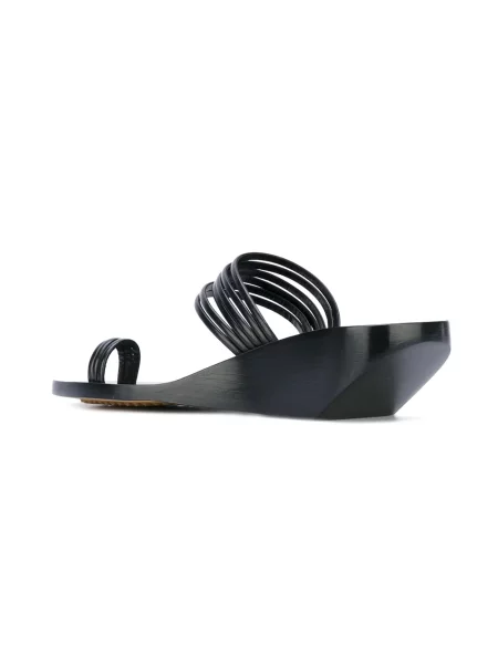 Sandale Rick Owens cu imprimeu geometric negru