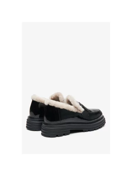 Зимові лофери Estro чорні