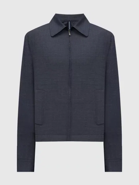 Куртка з вовни Incotex синя