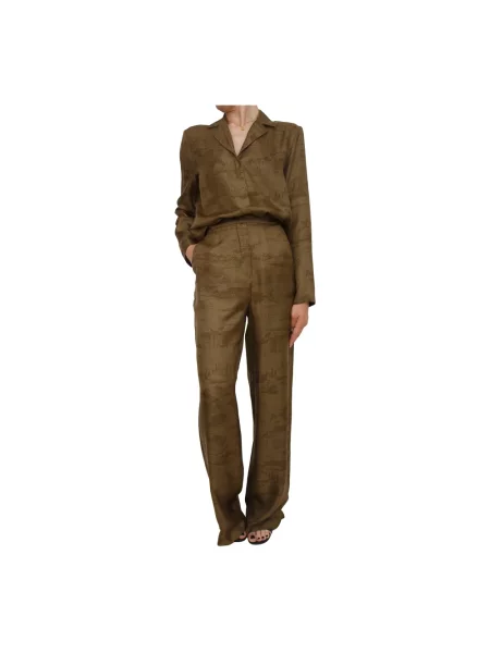 Spodnie Max Mara Studio zielone