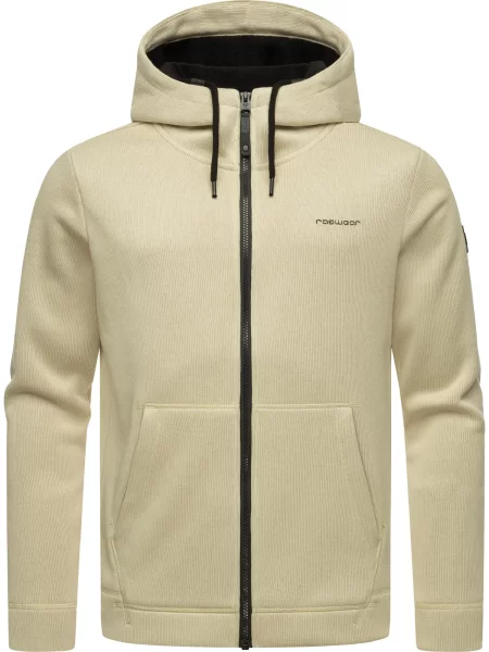 Ragwear Hanorac Fabian ecru negru