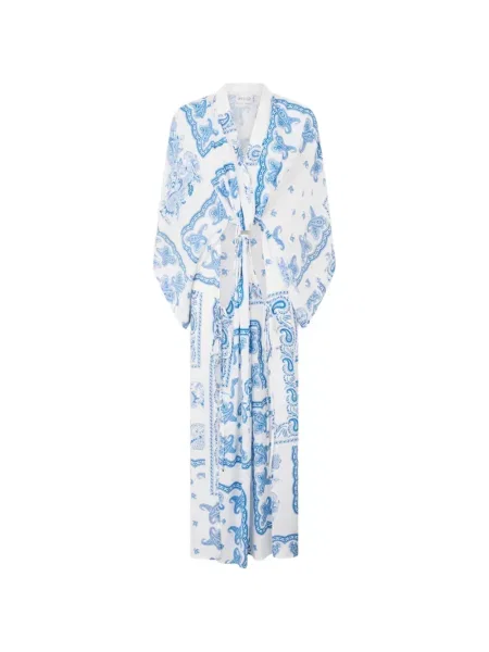 Rochie maxi The Attico alb