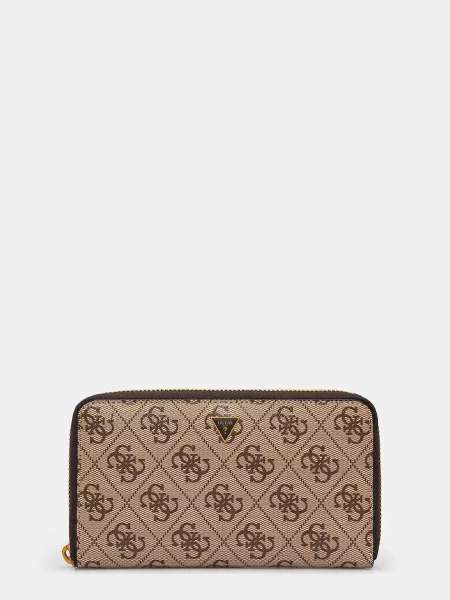 Кожен портфейл Guess LYON мъжки SMLYLL кафяво