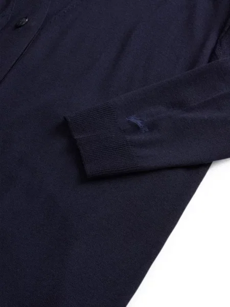 Cardigan Woolrich de lână albastru