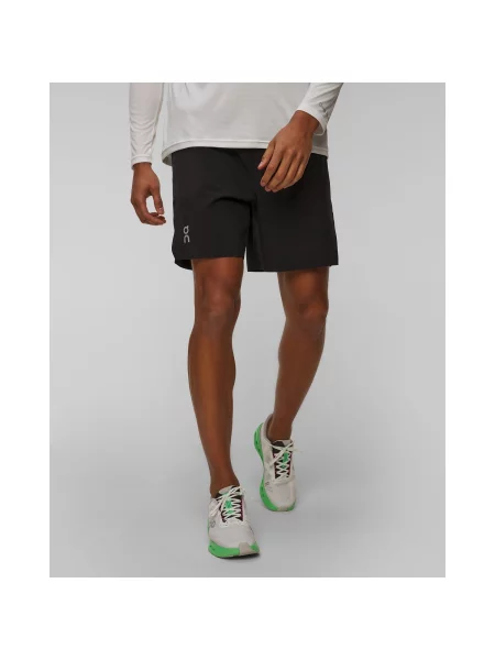 On Szorty Treningowe 2 W 1 Train Shorts schwarz czarne