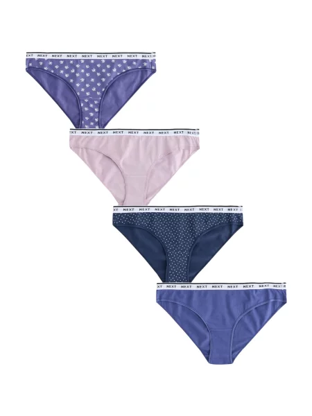 Next Slip albastru / albastru deschis / roz alb