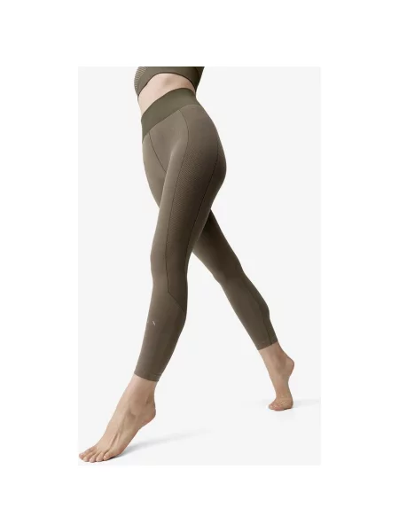 Długie legginsy Born Living Yoga Nube mech S zielony