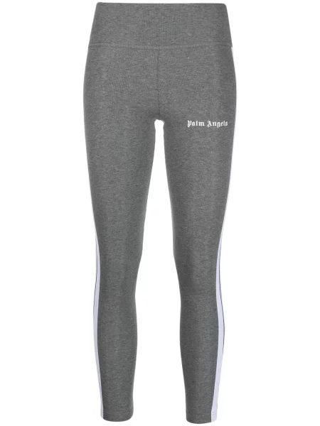 Leggings Palm Angels cu dungi gri