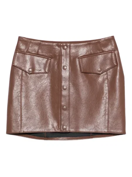 Mała mały spódnica mini Patrizia Pepe brązowa