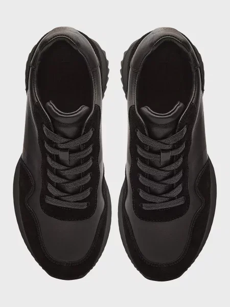 Кожаные кроссовки Prpy черные