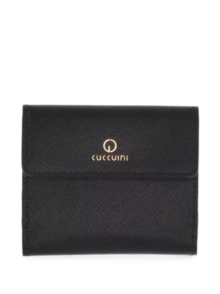 Portofel Gianni Cuccuini din piele cu imagine negru
