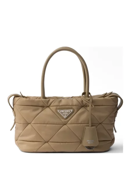 Geantă shopper Prada maro