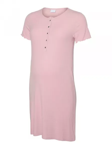 MAMALICIOUS Spalna srajca staro roza