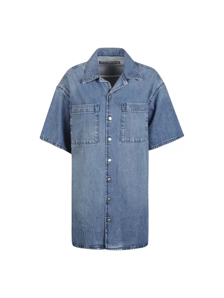 Sukienka jeansowa Alexander Wang niebieska