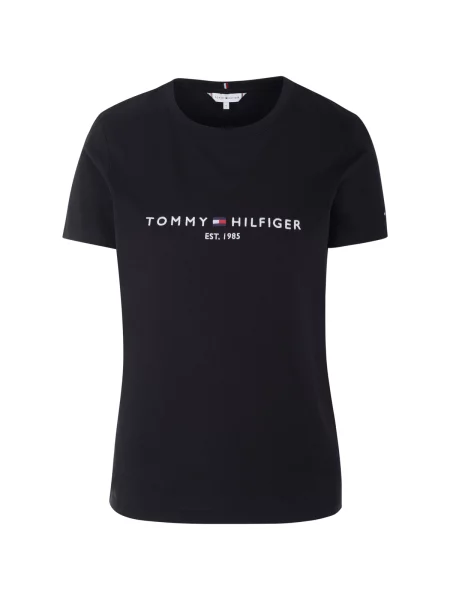 Tommy Hilfiger T-shirt Heritage C-Nk Regular Fit crna