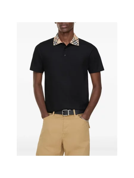 Koszulka polo Burberry czarna