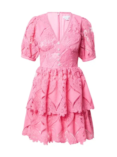 Warehouse Rochie tip bluză deschis roz